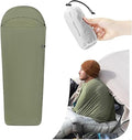 Naturehike 4.5oz Ultralight Sleeping Bag Liner Washable Travel Sheets for Adults Soft &amp Compact Lightweight Sleep Sack Adult for Backpacking Hotel Camping Hostels