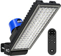 Kekeou 100W LED Flood Light with Photocell Sensor 14000LM Parking Lot Light 6500K Dusk to Dawn Barn Lights IP67 Waterproof Security Lights with Remote Control for Yard Garden