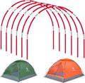 DIY Poles for Bike Tent Tent Pole Replacement Tent Bar Support Rod Awning Frame Kit for Hiking and Camping Tarp Long Approximately 52ft Diameter - 6.5mm Plant Grow Tunnel36 Packs