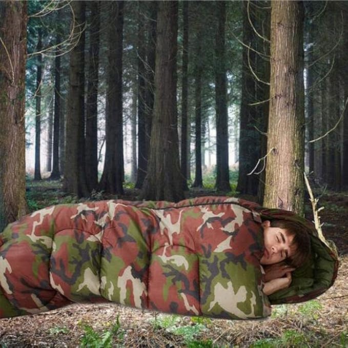 4 Season Warm Envelope Outdoor Camping Sleeping Bag Portable Light Waterproof Adult Travel Hiking Camping Sleeping Bag
