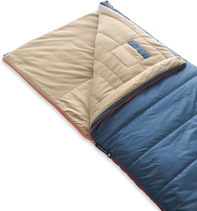 The North Face Sleeping-Bags Wawona Bed 20 Sleeping Bag - One Person 20F / -7C Insulated Camping Bag Water Repellent
