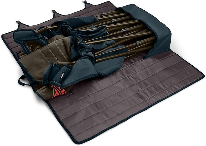 Kelty Lowdown Couch - 3 Person Capacity Camping Chair Extra Large and Sturdy Bench for Campsites Soccer Games and Backyard Parties