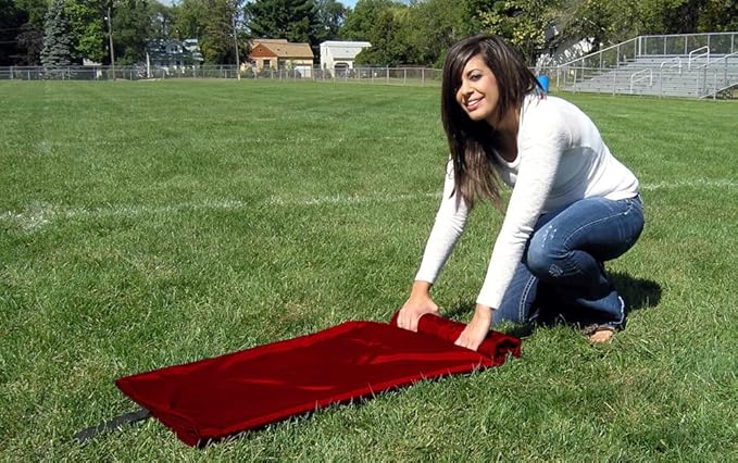 Ultimate Sports Wrap - PATENTED - The Only WEARABLE Weatherproof/Stadium/Picnic/Sports Blanket complete with Upper and Lower Zippers Lined &amp Adjustable Hood and Inside Hand Warmers 70 X 58