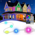 XINKAITE 50ft Permanent Outdoor Lights for House 2025 Eave Lighting with App/Remote Control IP67 Waterproof smartlight for Christmas Halloween Holiday Party Daily