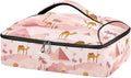 Casserole Carrier CamelsInsulated Casserole Carrier for Hot or Cold Food Thermal Lunch Tote for Potluck Parties Picnic Beach Fits 9 x 13 Inches Baking Dish