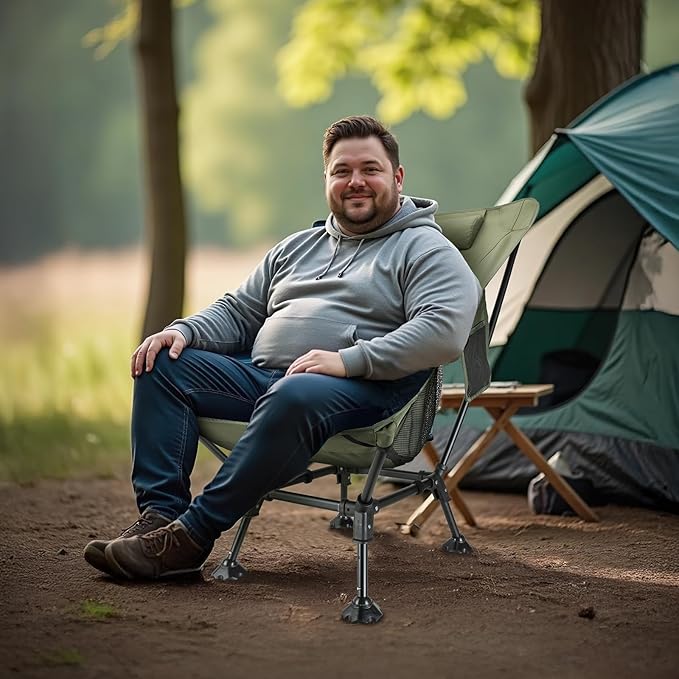 Night Cat Blackout Cabin Tent with High-Back Camping Chair 4 Person Pop Up Camping Tent with Vestibule &amp Rainfly Waterproof Instant Easy Setup Family Tent