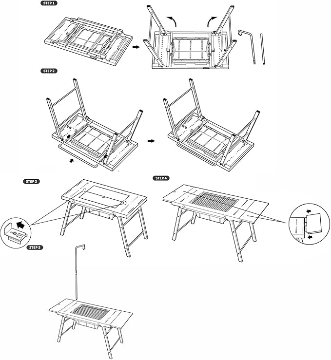 Outdoor Folding Camping Table Ultralight Aluminum Camp Table with Carry Bag Outdoor Barbecue Cook for Car Camping Picnic RV Trip Patio Backyard
