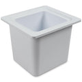 San Jamar - CI7001WH CI7001 Chill-It 1/6 Food Pan 52 oz Capacity White