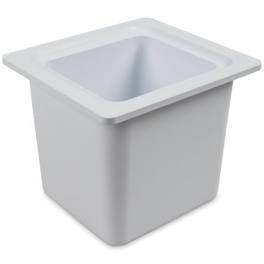 San Jamar - CI7001WH CI7001 Chill-It 1/6 Food Pan 52 oz Capacity White