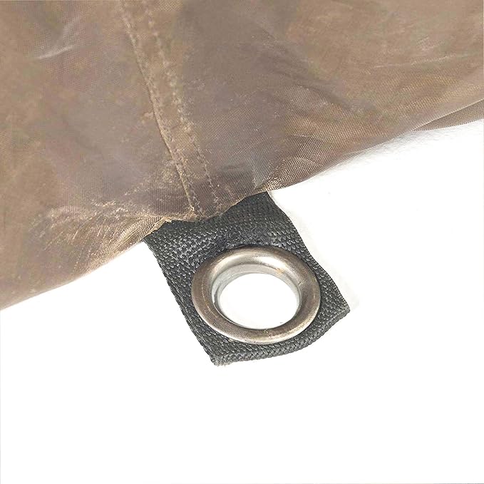 CLAM Pop Up Screen Tent Outdoor Camping Gazebo Canopy Traveler 6' x 6' Brown