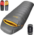 Down Sleeping Bag for Adults 620 Fill Power 0 Degree Sleeping Bag Cold Weather Ultralight with Pouch for Backpacking Camping Hiking
