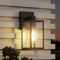 Outdoor Light Fixture Wall Mount LED Exterior lighting fixtures for Outside Front Porch Lights Waterproof Wall Sconce Lantern Lamp Black Coach Lights for House Patio Garage Doorway Entryway