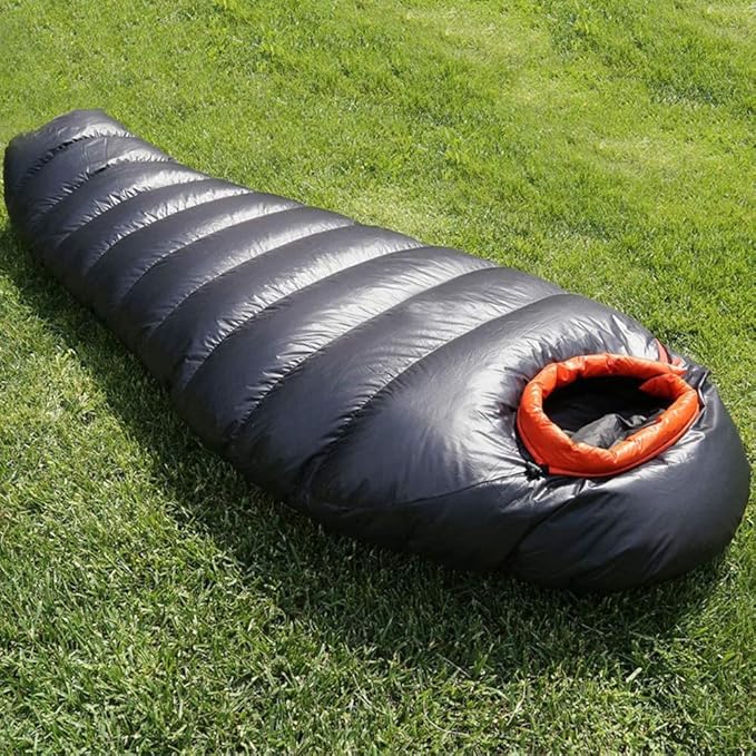Down Sleeping Bag Filling 1000g White Goose Down Winter Sleeping Bag Ultralight Backpacking Mummy Down Sleeping Bag for Lightweight Hiking &amp Camping