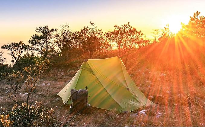 3F UL Gear Lanshan PRO Lanshan Ultralight Tent 4 Season Backpacking Tent for 1 Person Waterproof Professional Tents for Camping Trekking Kayaking Climbing Hiking