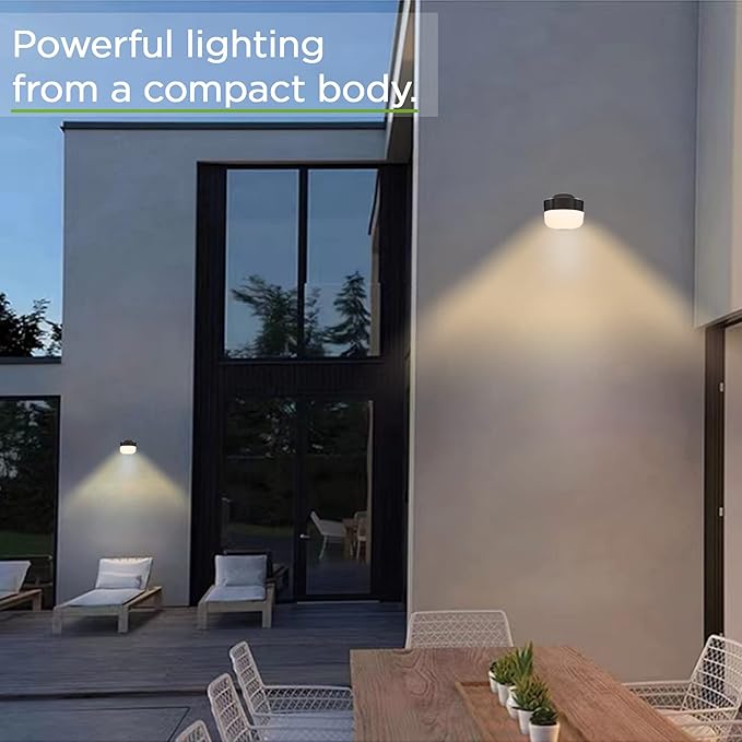 TIERONE Modern LED Wall Pack Light Security Light with Dusk to Dawn Photocell Outdoor Wall Sconce for Patio Porch Hallway 12W 1000LM 3000K Daylight Waterproof UL Listed 4 Pack