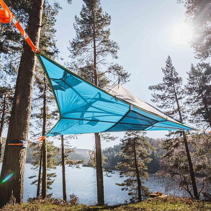 Tentsile Flite+ V3 Lightweight Camping Tent Hammock Portable Treehouse for Backpackers Backyards Nature Lovers Designed in The UK