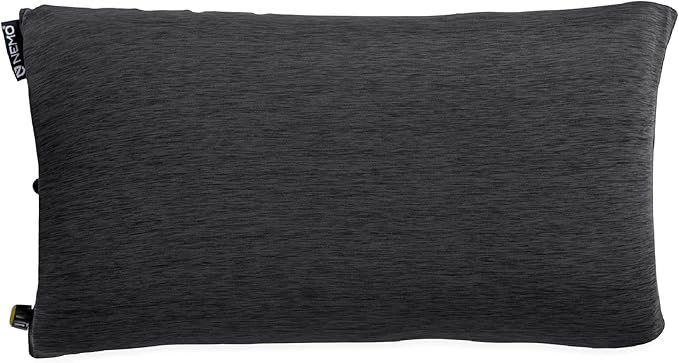 Nemo Equipment Fillo Wide Camping Pillow - Black Pearl/Birch Bud - One Size