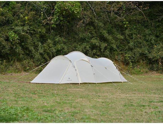 Snow Peak Vault 4 Person Tent Versatile Open Air Shelter Outdoor Adventure Camping Three Seasons Ivory