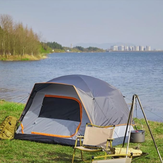 EchoSmile 2/4 Person Camping Tent Lightweight Dome Family Tent with Rainfly Easy Setup Waterproof &amp Windproof Outdoor Shelter for Group Hiking Backpacking 3-Season Use