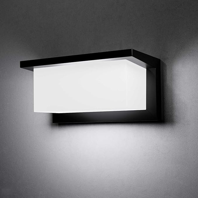 Modern Led Outdoor Wall Lights for House 18W Porch Light Fixture 3000K 4000K 5000K CCT Selectable Waterproof IP65 Exterior Lighting for GarageFront Door
