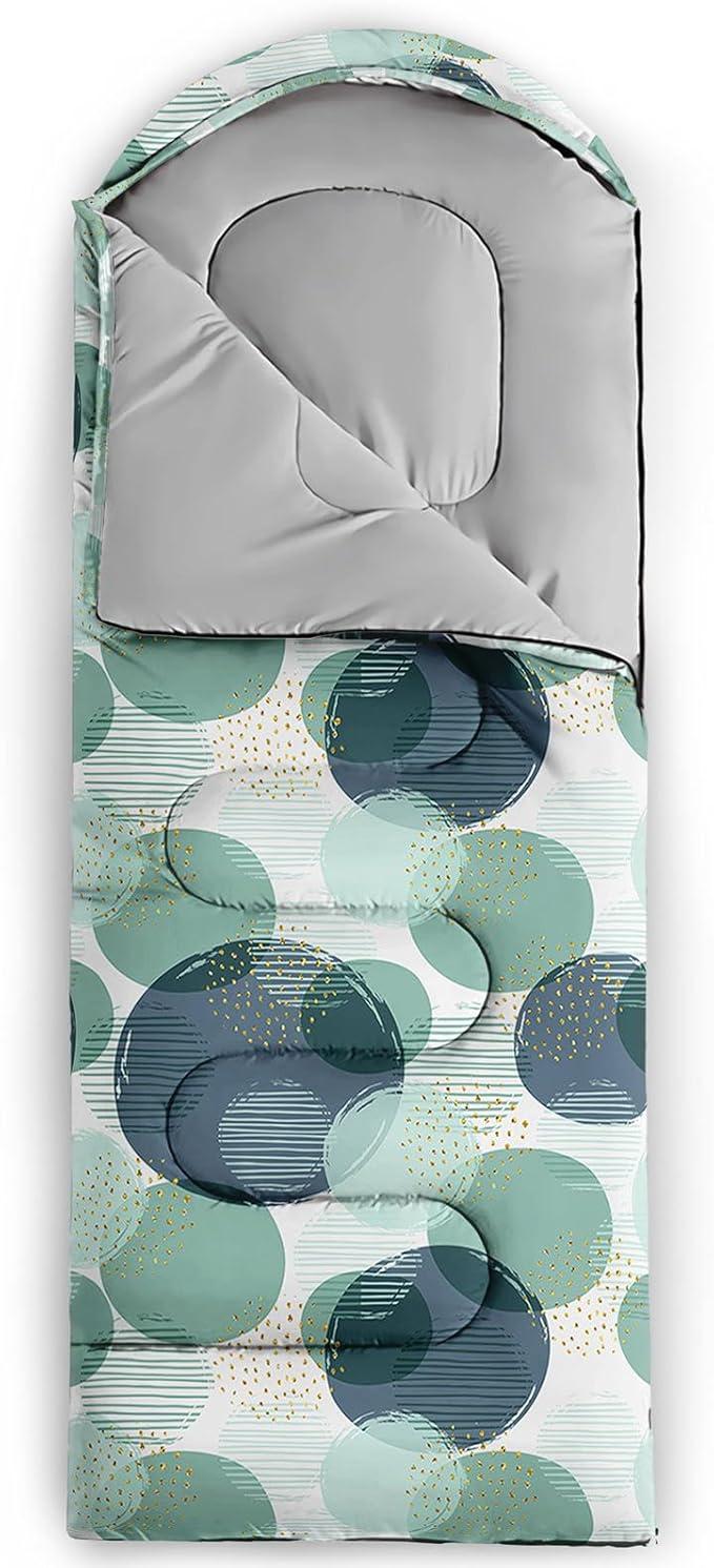 Kids Sleeping Bag for Boys Girls3D Basketball Print-Lightweight Warm Portable Outdoor Indoor-Waterproof Cold Weather Resistant Sleeping Bag for Camping Hiking