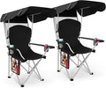Portable Camping Chair with Canopy - Folding Chair with Canopy Durable 600D Oxford Canopy Chair for Camping Beach Picnics Fishing &amp Sports