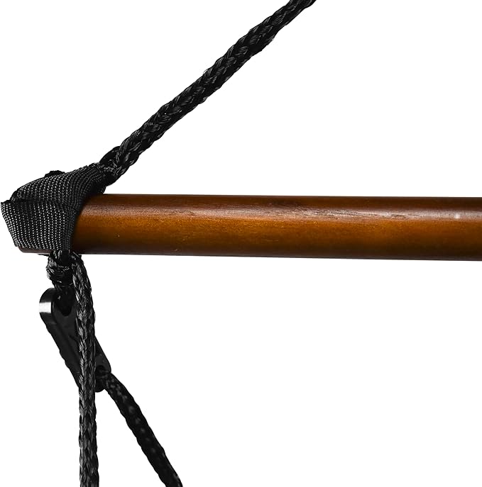 Hammaka Hanging Hammock Air Chair Wooden Dowels Blue