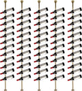 5 Pack 12 Bottle Wall Rack DIY Detachable Bottle Holder for Kitchen Pantry Dining Room Bar Commercial Restaurants