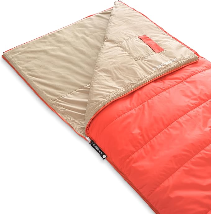 The North Face Sleeping-Bags Wawona Bed 35 Sleeping Bag - Rectangular 35F / 2C Insulated Camping Sleeping Bag Water Repellent