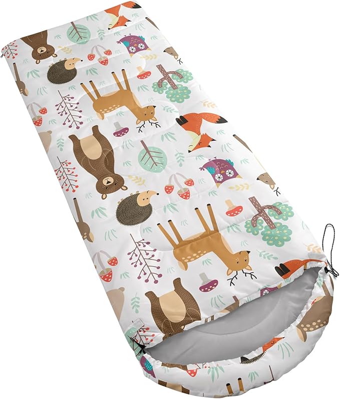 Axolotl Unicorn Sleeping Bag for Kids Boys Girls–Lightweight Warm Cold Weather Sleeping BagsWaterproof Portable Sleeping Bag with Compression Sack for Camping Backpacking Outdoor Indoor