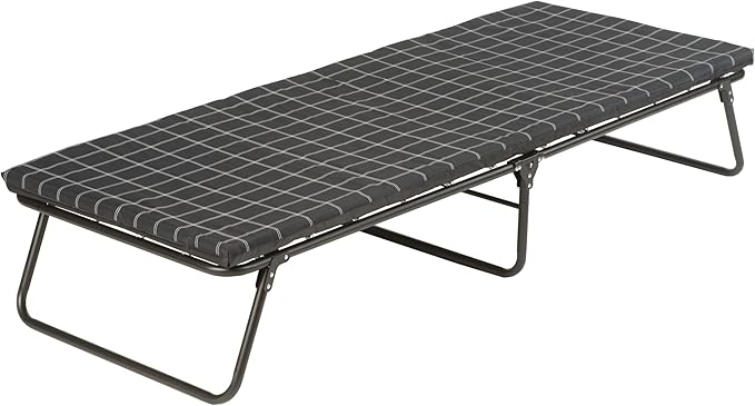 Coleman ComfortSmart Big &amp Tall Cot with Mattress Pad Folding Steel Camp Bed with Plush Pad for Comfortable Sleeping Great for Camping Lounging Elevated Sleeping Guests &amp More