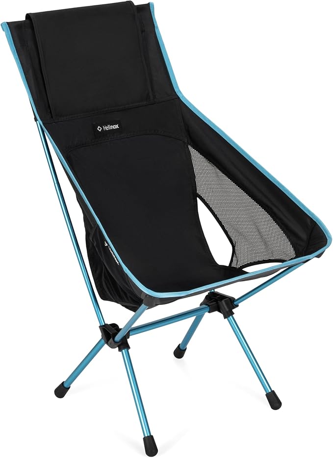 Helinox Chair One Highback (re) High-Performance Camping Chair2.6lbs Camping Chairs High Back Packable Portable Chair for Backpacking Camping Hiking Travel Black