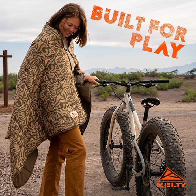 Kelty | Bestie Blanket Fern - Compact Versatile Large 1P Camp Blanket - Twin