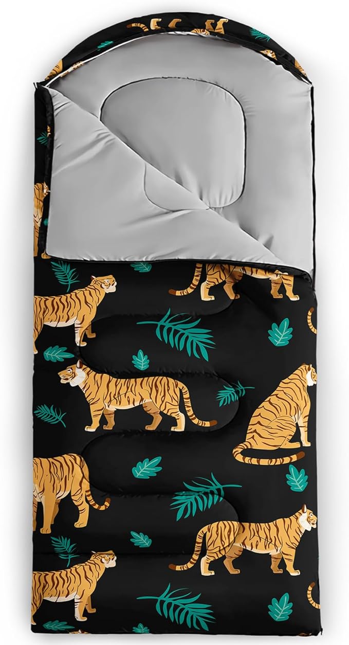 Axolotl Unicorn Sleeping Bag for Kids Boys Girls–Lightweight Warm Cold Weather Sleeping BagsWaterproof Portable Sleeping Bag with Compression Sack for Camping Backpacking Outdoor Indoor