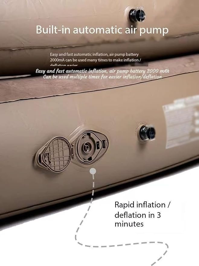 Outdoor Double Inflatable Sofa Bed Folding Back Sofa Automatic Inflatable Recliner Suitable for Camping Sofa Accessories