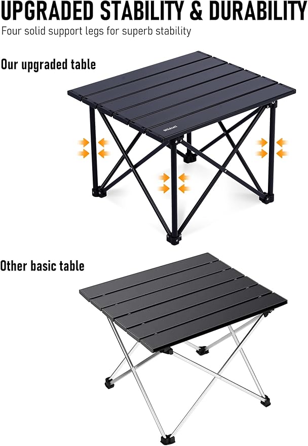 WildCall 2 High Back Camping Chair and 1 Ultralight Camping Table Ultralight Compact for Adults Outdoor Camping Backpacking Hiking