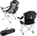 Picnic TIME NCAA Arkansas Razorbacks Reclining Camp Chair - Beach Chair for Adults - Sports Chair with Carry Bag