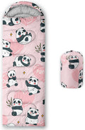 QOOMO Axolotl Cute Camping Sleeping Bags3 Season Warm &amp Cool WeatherLightweightWaterproof Sleeping Bags for Adults &amp KidsTravelingand Outdoors
