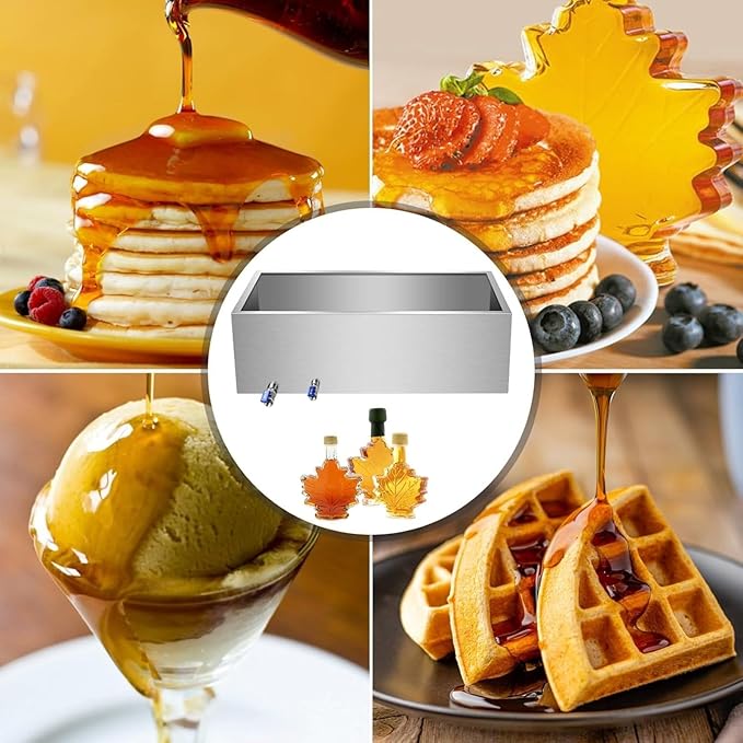 Maple Syrup Evaporator Pan Set - Premium Stainless Steel Maple Syrup Boiling Pan – One Heavy Duty Boiling For Maple Syrup Collection36Dx24Wx9.5H