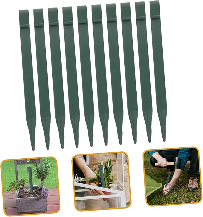 SUPVOX 10Pcs Landscape Durable Gardening Nails for Outdoor Use for Securing Garden Projects and Lawn Maintenance