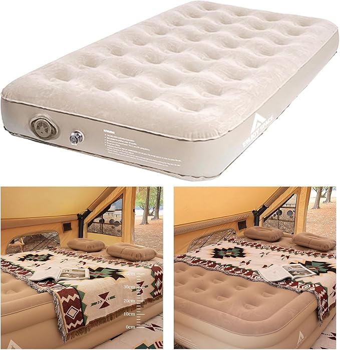 Sleeping Pad for Camping Inflatable Airbed with Built in Quick Self-Inflating Camping Bed Portable Air Mattress for Home Campings Travel