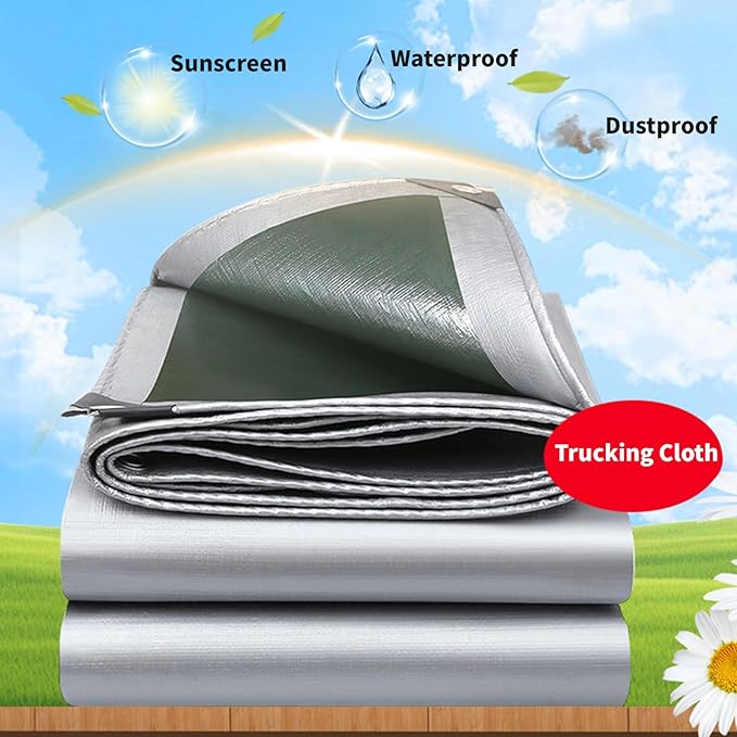 Foldable Camping Tarp Shelter Waterproof Covers for Group Outdoor Activities Barrier Use Easy Travel Camping