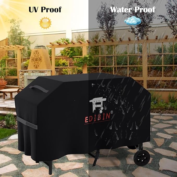Griddle Cover for Weber 36 Gas GriddleCompared to Weber 3400030 Griddle Heavy Duty Waterproof 64 Inch Griddle Cover for 4 Burner Flat Top Grill with Hood