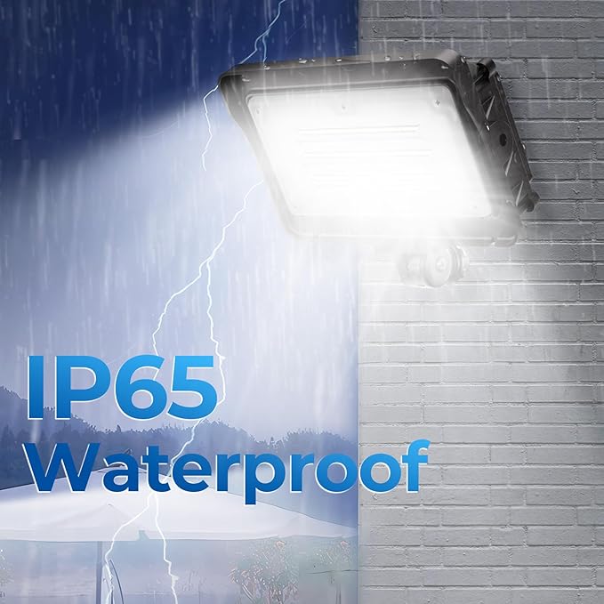 CINOTON 50W LED Flood Light Outdoor 7000LM IP65 Waterproof Security Wall Pack Light Fixture with 180°Knuckle for Patio Porch Garage Garden Lanscape 5000K Daylight 100-277V 1 Pack