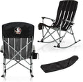 Picnic TIME NCAA Unisex-Adult NCAA Outdoor Rocking Camp Chair XL Heavy Duty Camping Chair for Adults