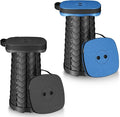 2 Pack Collapsible Stool - Lightweight Folding Stool 485lbs Capacity Portable for Adults Camping Fishing Hiking Outdoor Travel