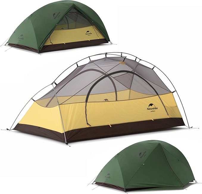 Naturehike Star River 2 Person Backpacking Tent Lightweight Waterproof 2 Person Camping Tent Double Layer Two Person Tents for Camping Hiking Cycling