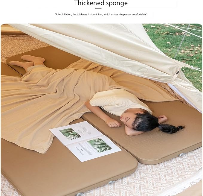 Inflatable Mattress Portable Single-Person Portable Self-Inflating Mattress Suitable for Outdoor Camping Camping Home