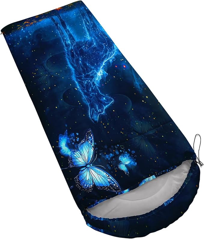 AILONEN Sunflower Sunset Sleeping Bag for Boys Girls Adults3 Season Warm &amp Cool Weather Botanical Design Lightweight Waterproof Camping Sleeping BagHikingOutdoor Backpack Traveling