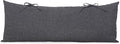 SUNCREAT Detachable Extra Large Outdoor Hammock Pillow with Ties Dark Gray